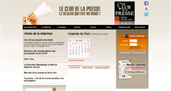 Desktop Screenshot of club-presse-valdeloire.com