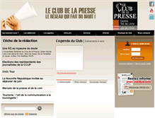 Tablet Screenshot of club-presse-valdeloire.com